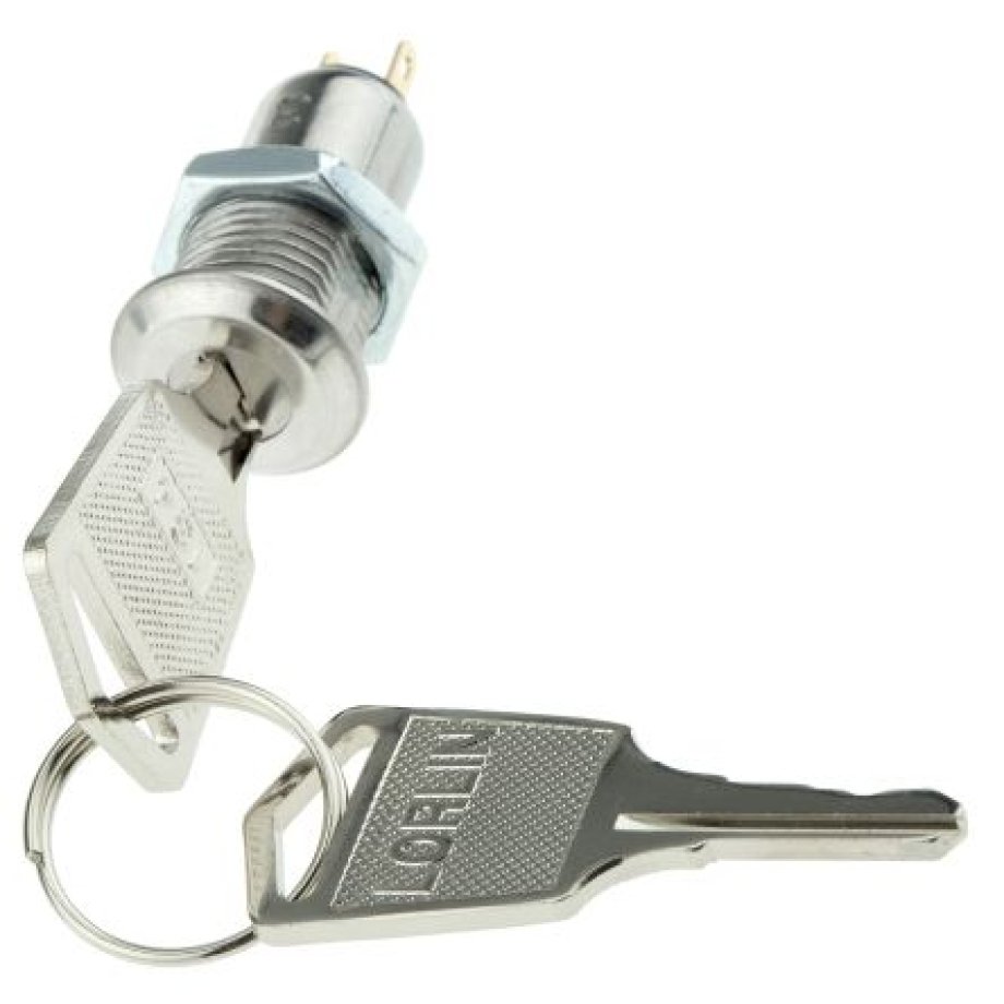 Lorlin Key Switch, SPST, 500 mA @ 24 V 2-Way Common, Flat-Key