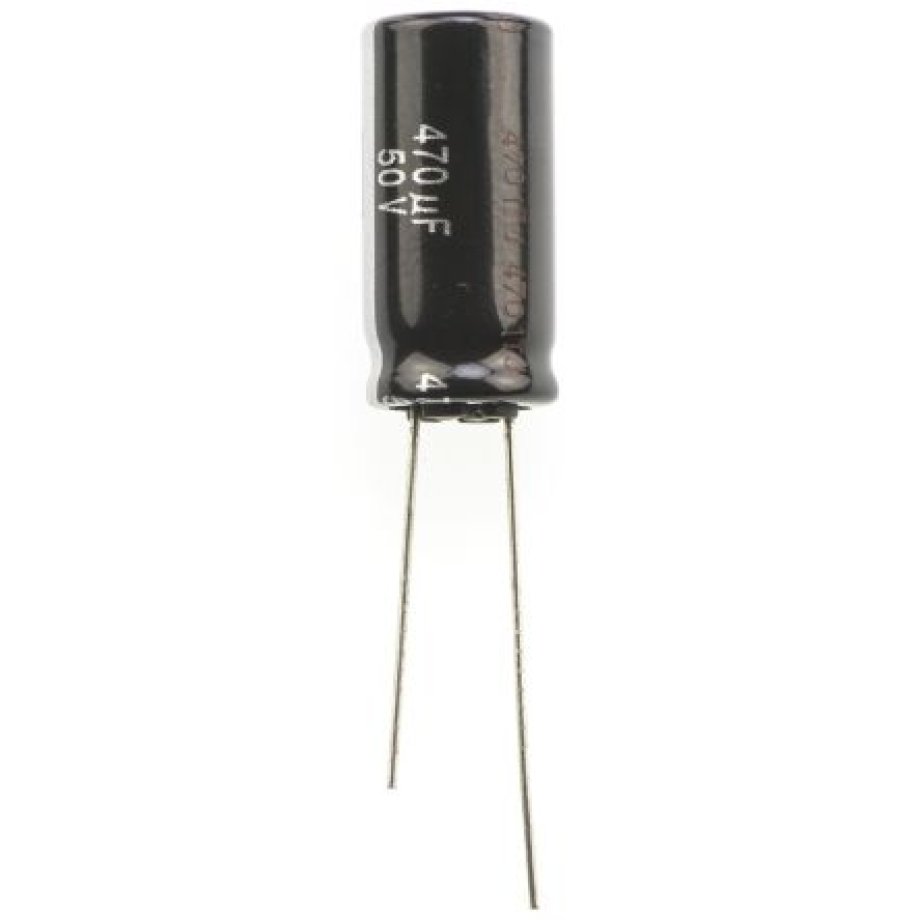 Panasonic 470μF Aluminium Electrolytic Capacitor 50V dc, Radial, Through Hole - ECA1HHG471