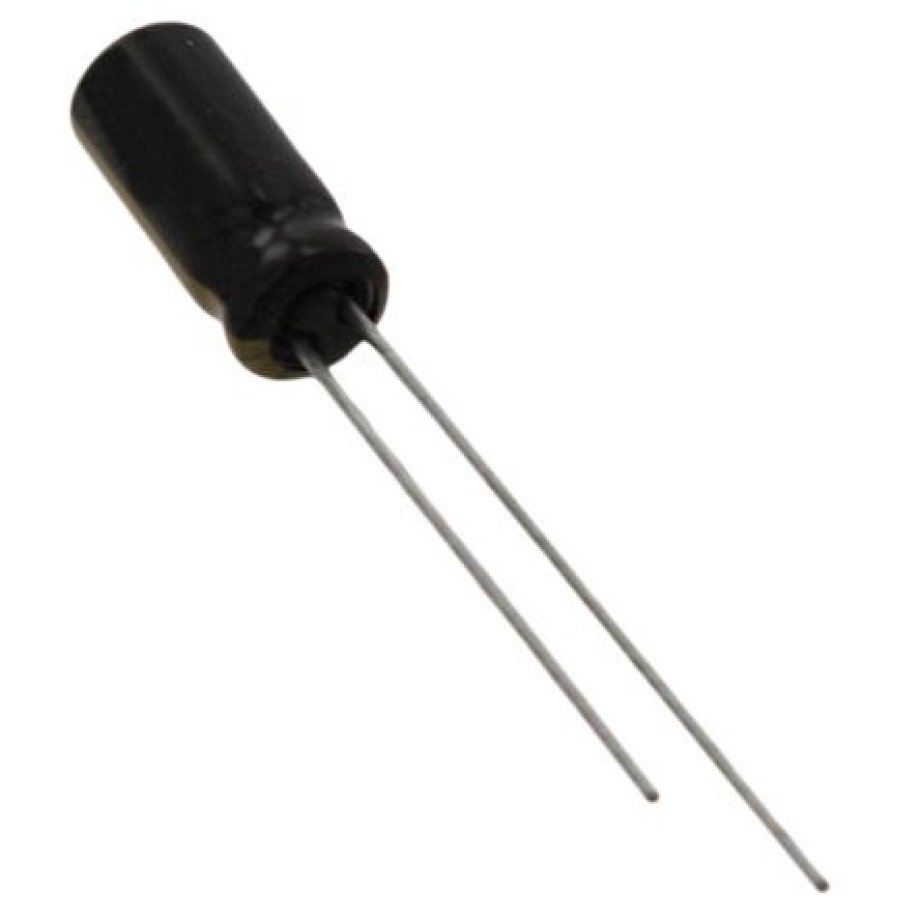 Panasonic 47μF Aluminium Electrolytic Capacitor 25V dc, Radial, Through Hole - EEUFM1E470