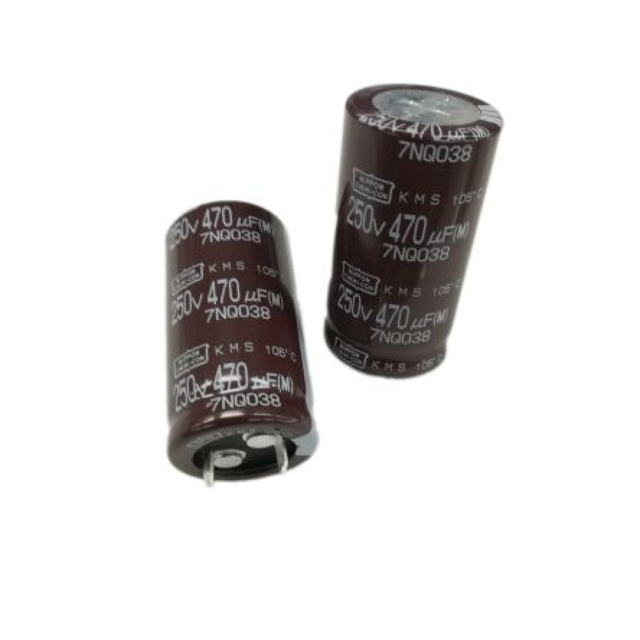 CHEMI-CON 470μF Aluminium Electrolytic Capacitor 250V dc, Snap-In - EKMS251VSN471MP40S