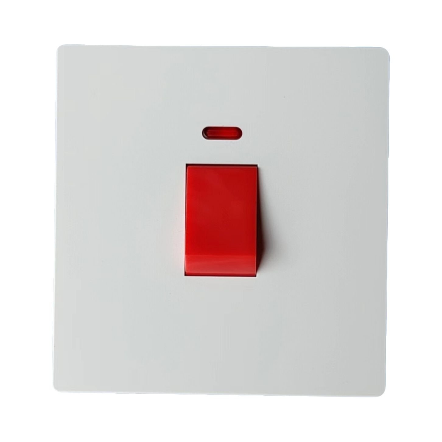 High Quality 45A Switch with Neon Domestic White Plastic Switch