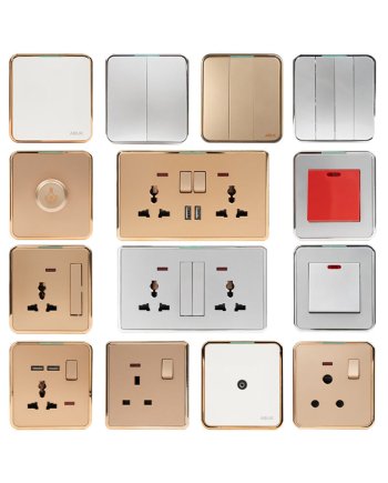 Electrical Wall Universal Outlet Sockets and Switches